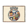 2026 World Soccer Tournament Woven Blanket | Soccer Championship Throw