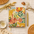 Floral Leopard Pattern Hardcover Journal | Matte