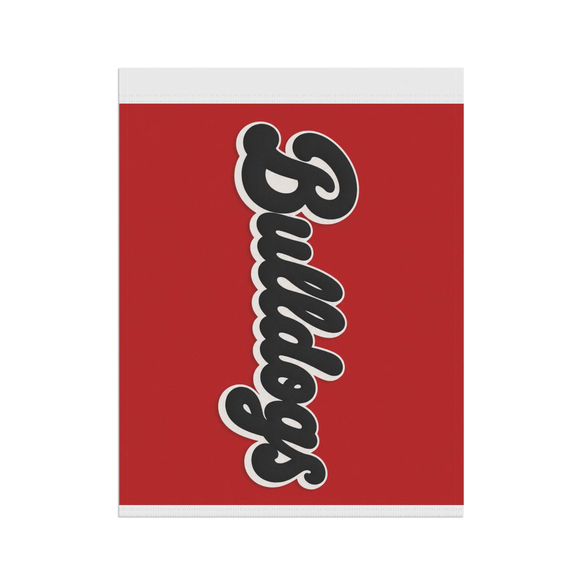 Bulldogs vertical script Garden Flag | House Banner