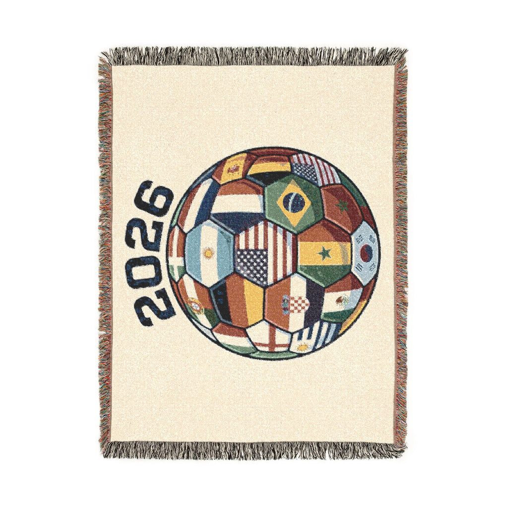 2026 World Soccer Tournament Woven Blanket | Soccer Championship Throw