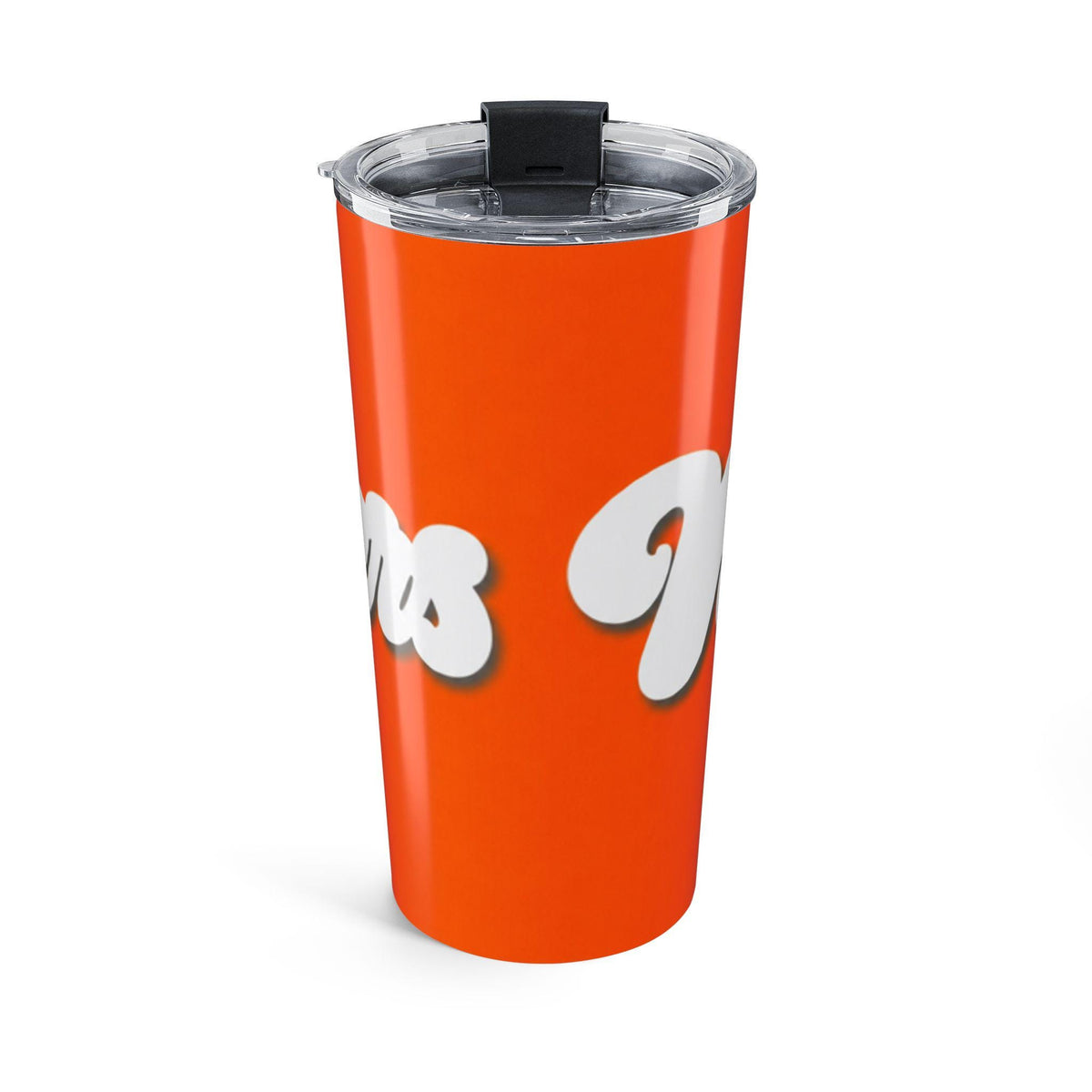 Retro Script Name Tumbler | Volunteers Orange 20oz Travel Cup