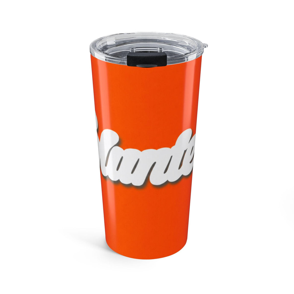 Retro Script Name Tumbler | Volunteers Orange 20oz Travel Cup