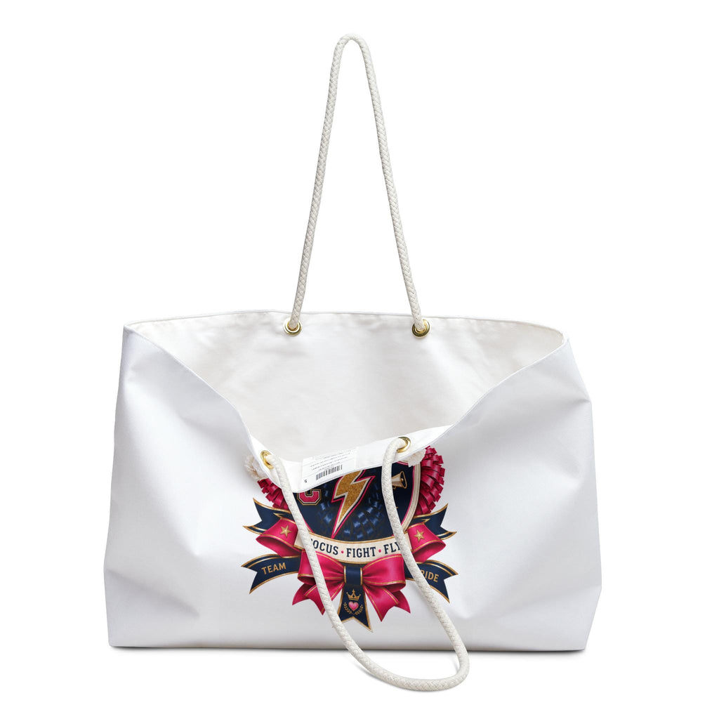 Cheer Lightning Crest Weekender Bag | Cheerleading Logo Tote