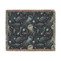 Jellyfish Night Sky Woven Blanket | Ocean Constellation Throw