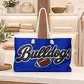 Bulldogs Football Weekender Bag | Red Black/Royal Blue Team Sports Tote
