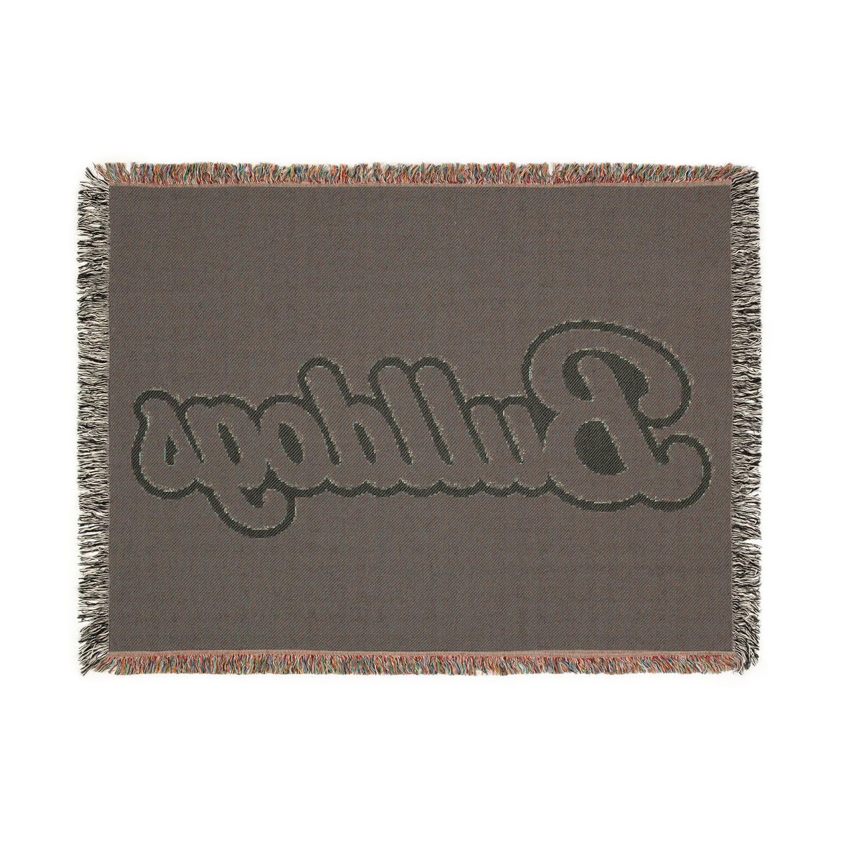 Bulldogs Script Woven Blanket | Team Script Logo, Maroon and Cream