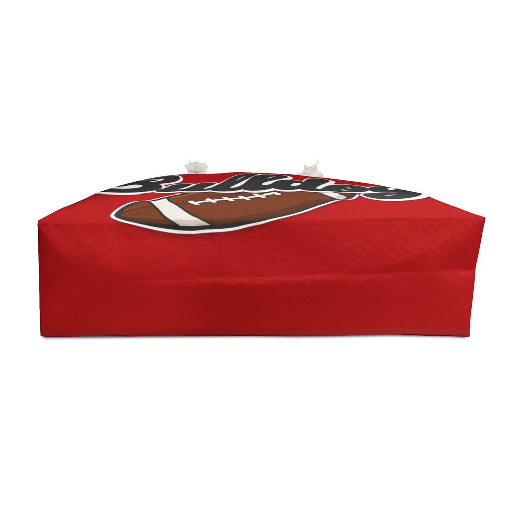Bulldogs Football Weekender Bag | Red Black/Royal Blue Team Sports Tote