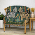 Zebra Tapestry Woven Blanket | Boho Safari Animal Throw