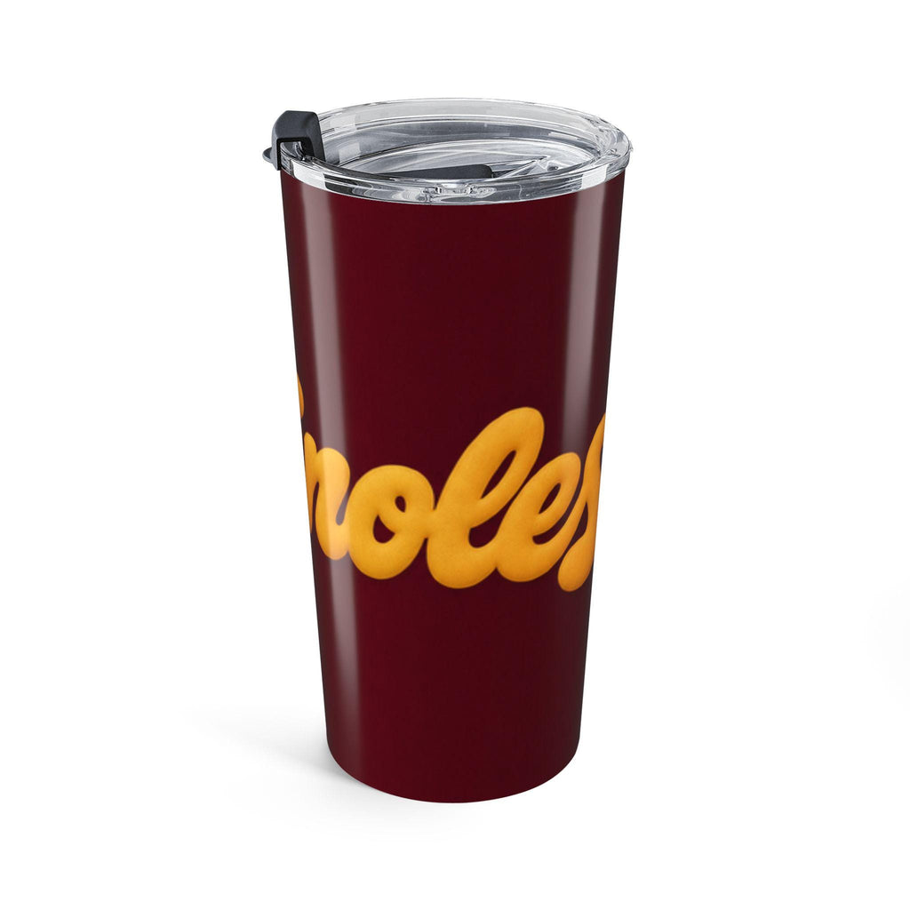Seminoles Retro Script Logo Tumbler 20oz | Garnet and Gold