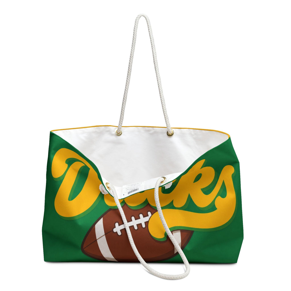 Ducks Football Weekender Bag | Team Script, Game Day Tote