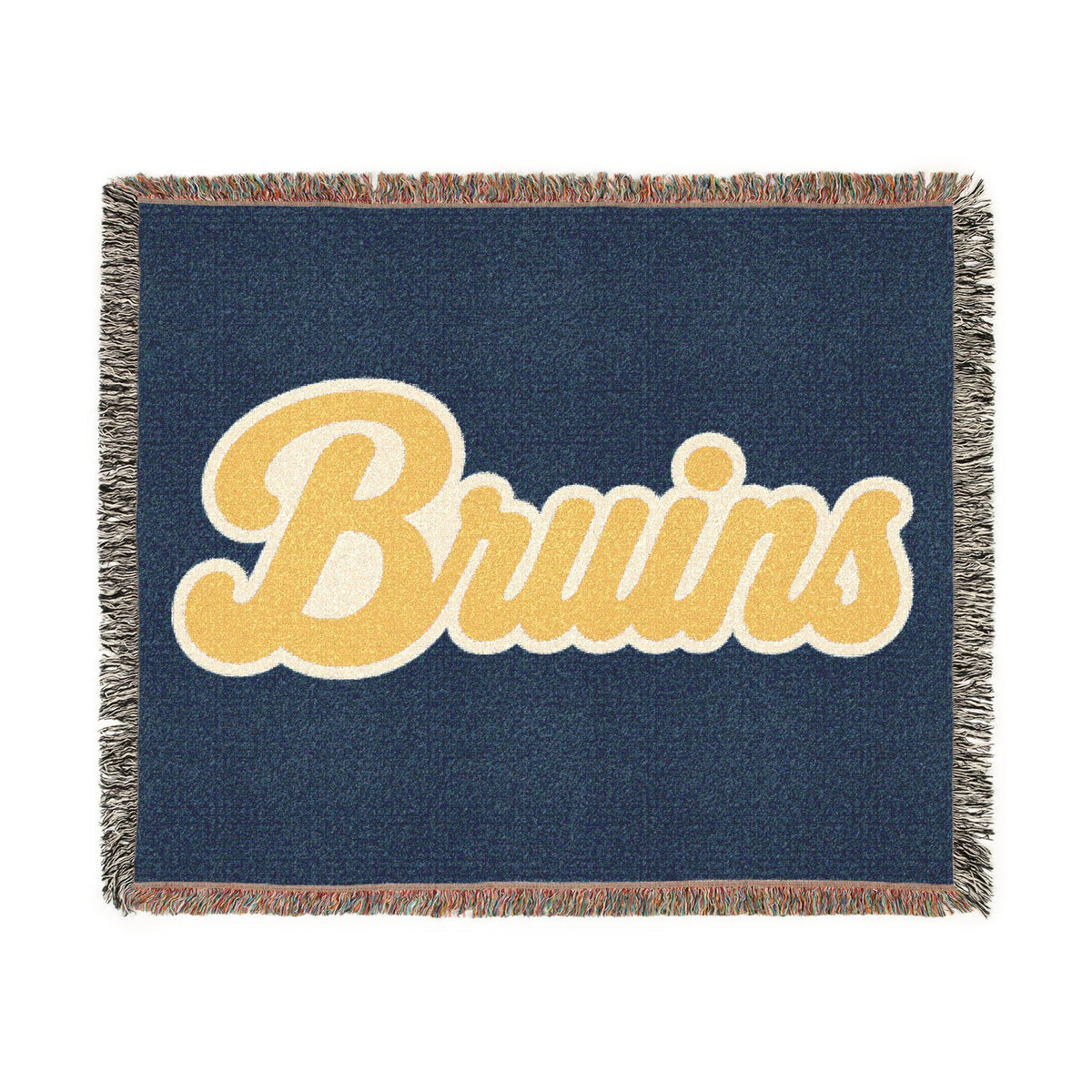 Bruins Script Logo Woven Blanket | Team Script Throw