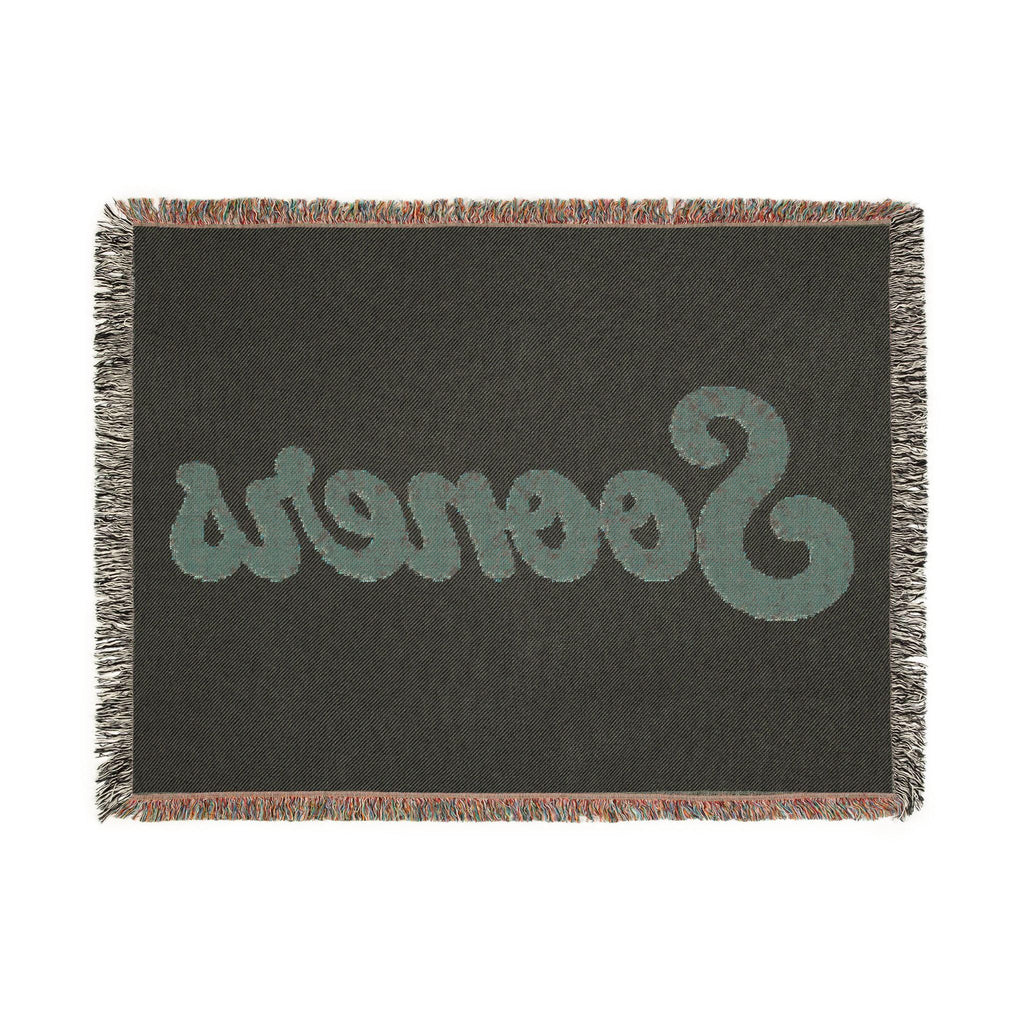 Sooners Woven Blanket | Retro Script Team Throw