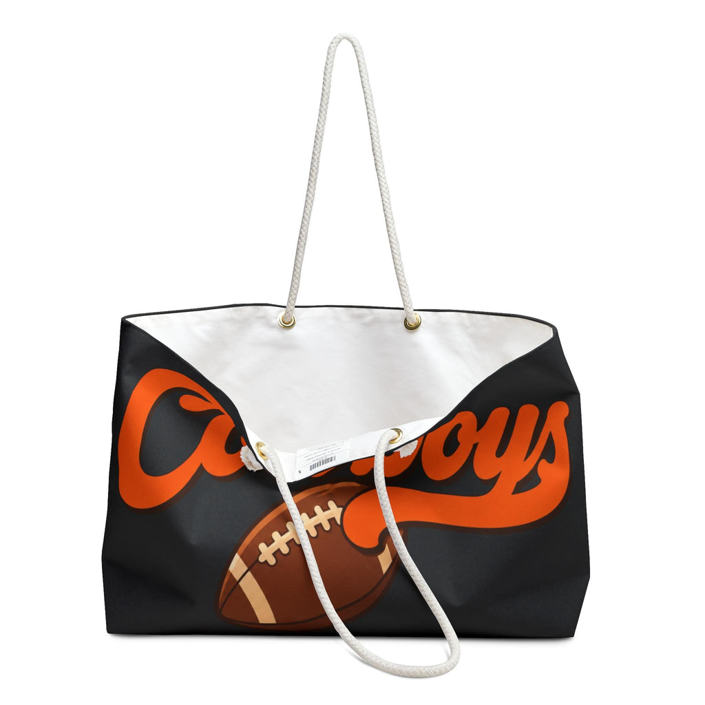 Cowboys Football Weekender Bag | Sports Tote, Game Day Travel Bag