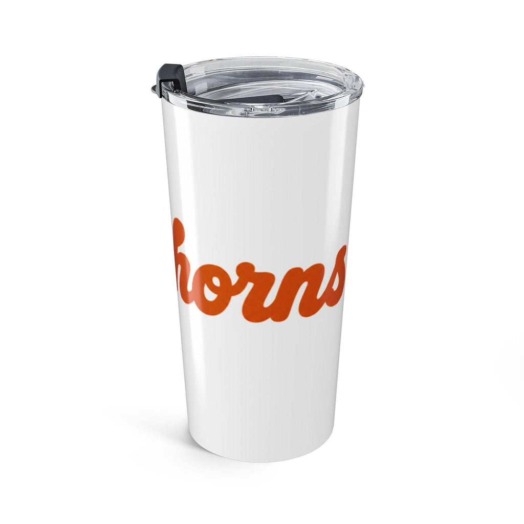 Longhorns Orange Script Name Tumbler 20oz | Travel Mug