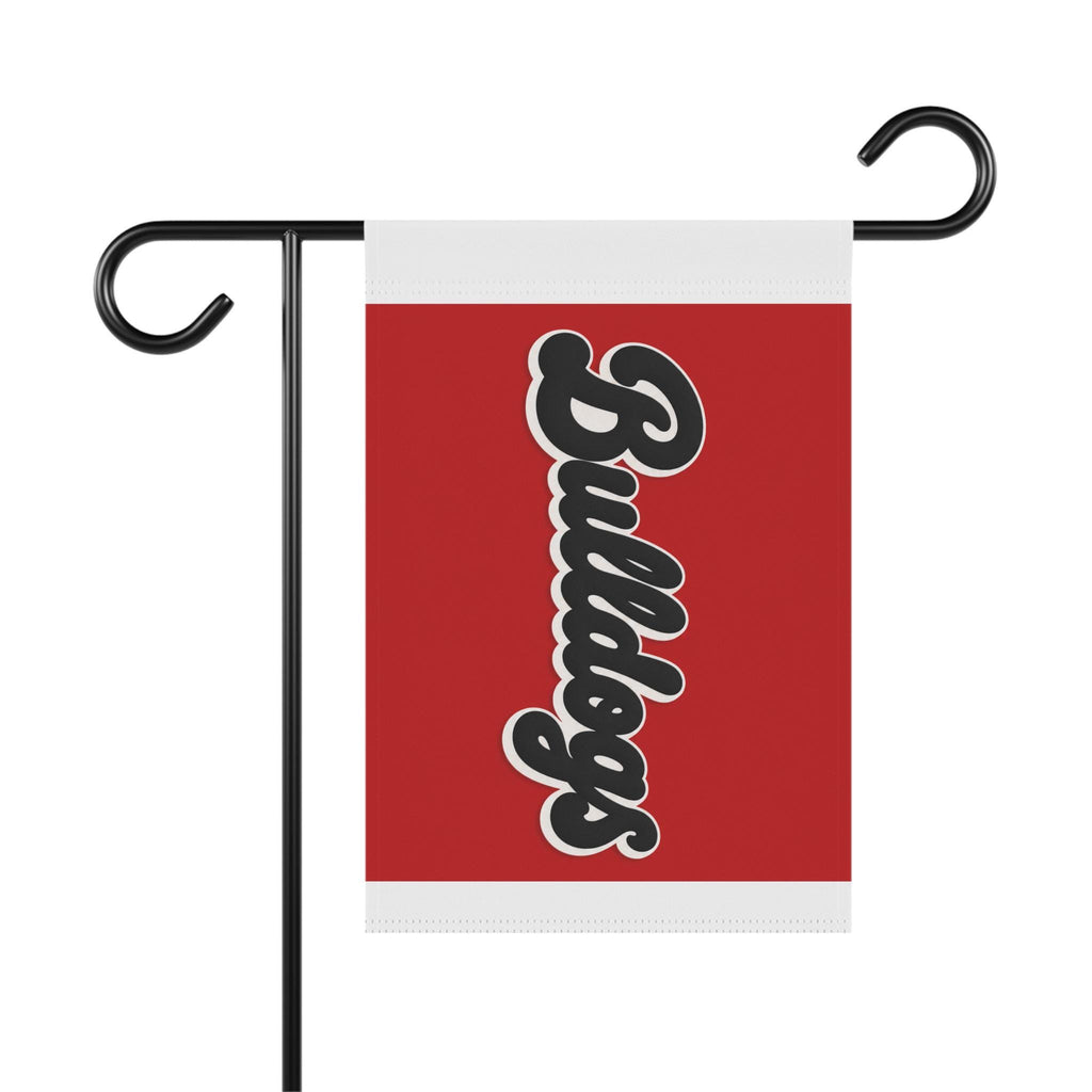 Bulldogs vertical script Garden Flag | House Banner