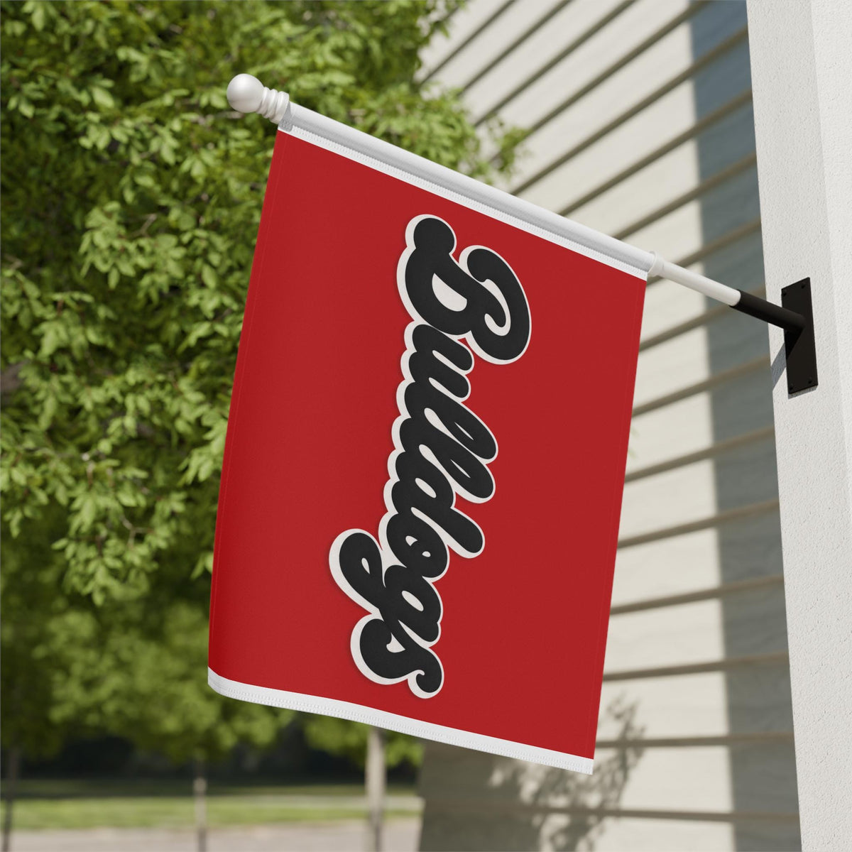 Bulldogs vertical script Garden Flag | House Banner