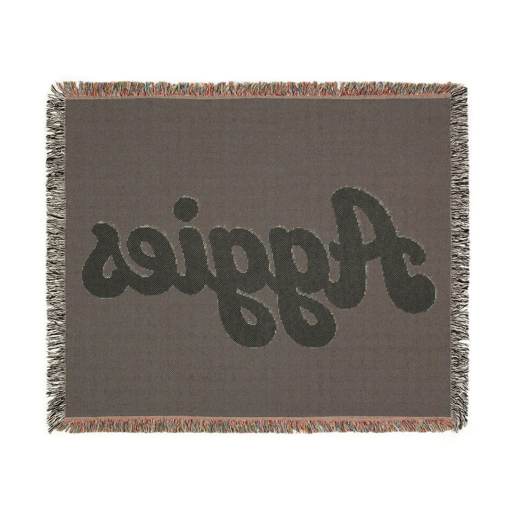 Aggies Script Woven Blanket | Retro Team Lettering, Maroon Cream