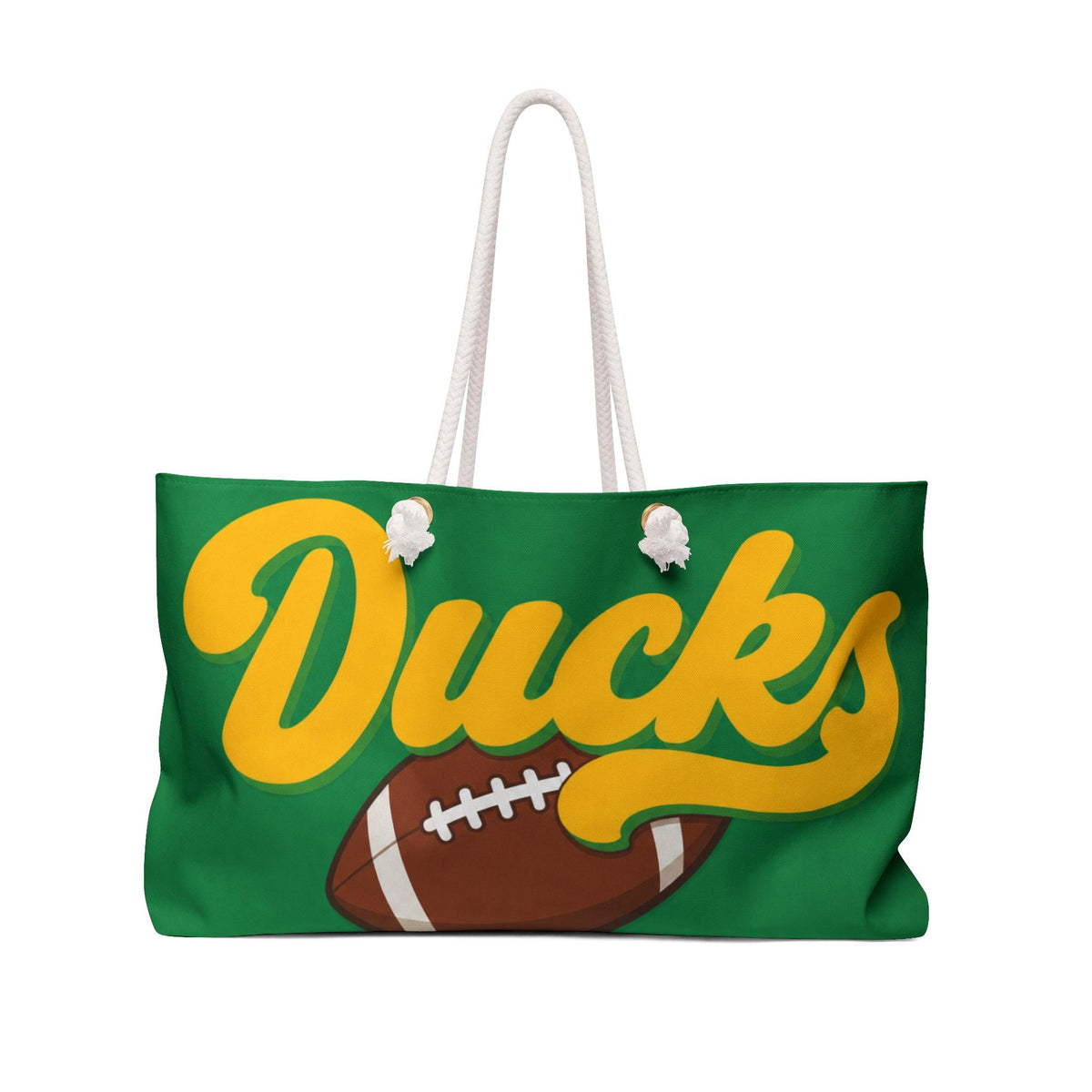 Ducks Football Weekender Bag | Team Script, Game Day Tote