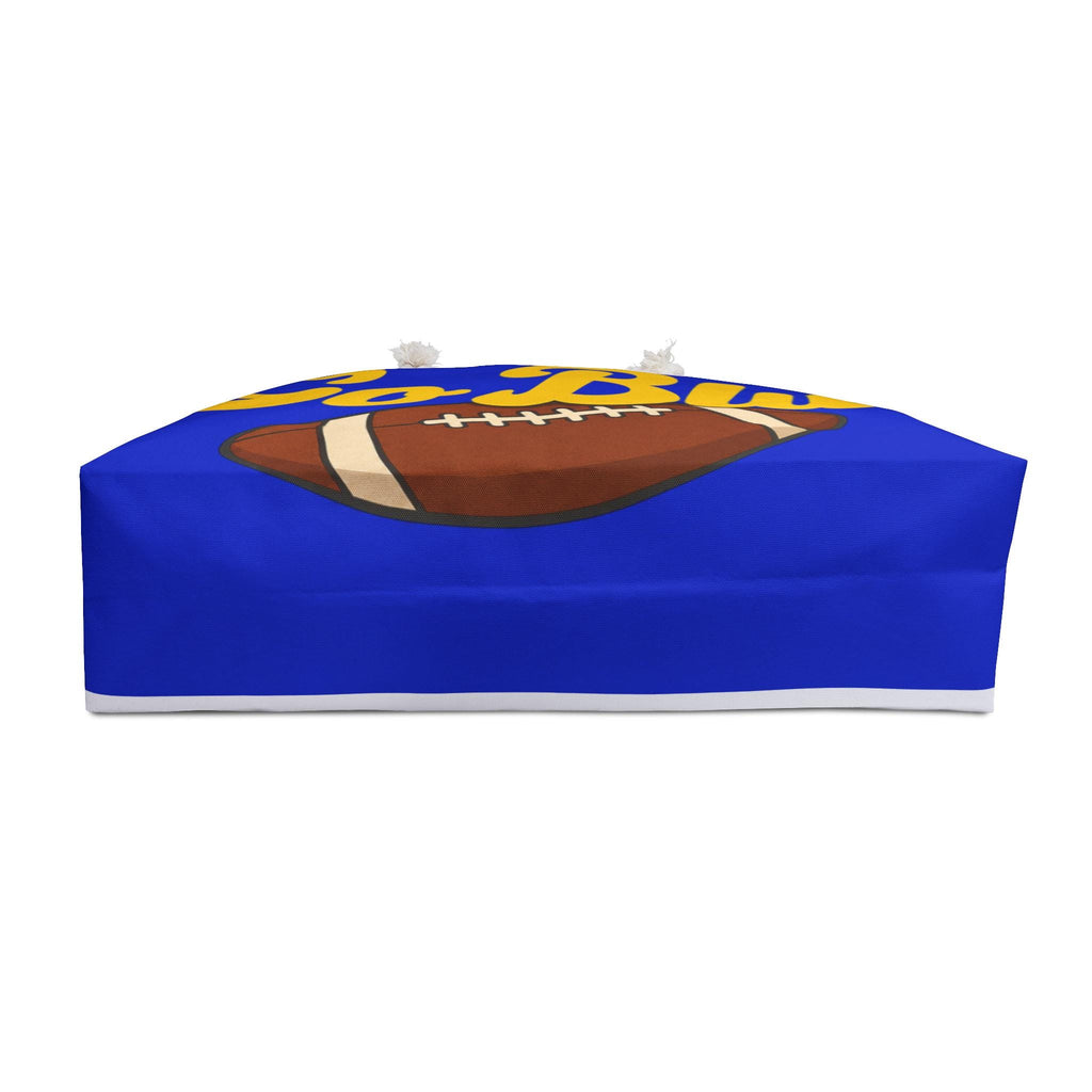 Go Blue Football Weekender Bag | Team Spirit Tote | Game Day Travel Bag