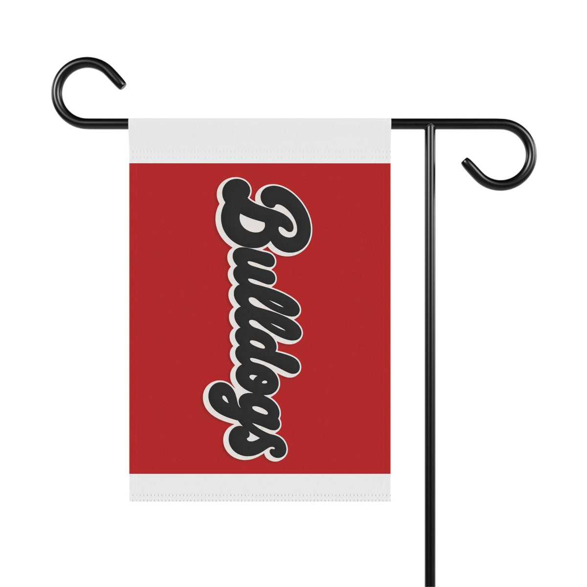 Bulldogs vertical script Garden Flag | House Banner