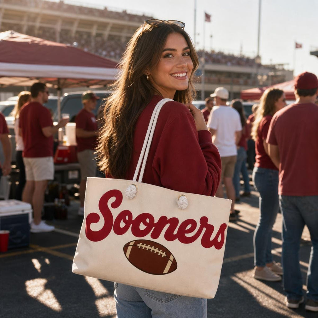 Sooners Football Weekender Bag | Collegiate Travel Tote