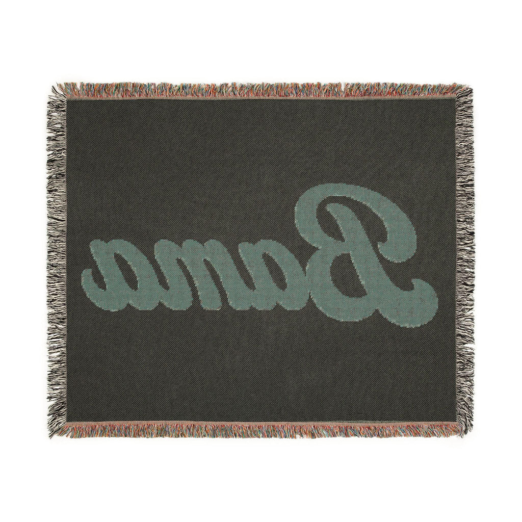 Bama script logo Woven Blanket | collegiate throw, team name tapestry