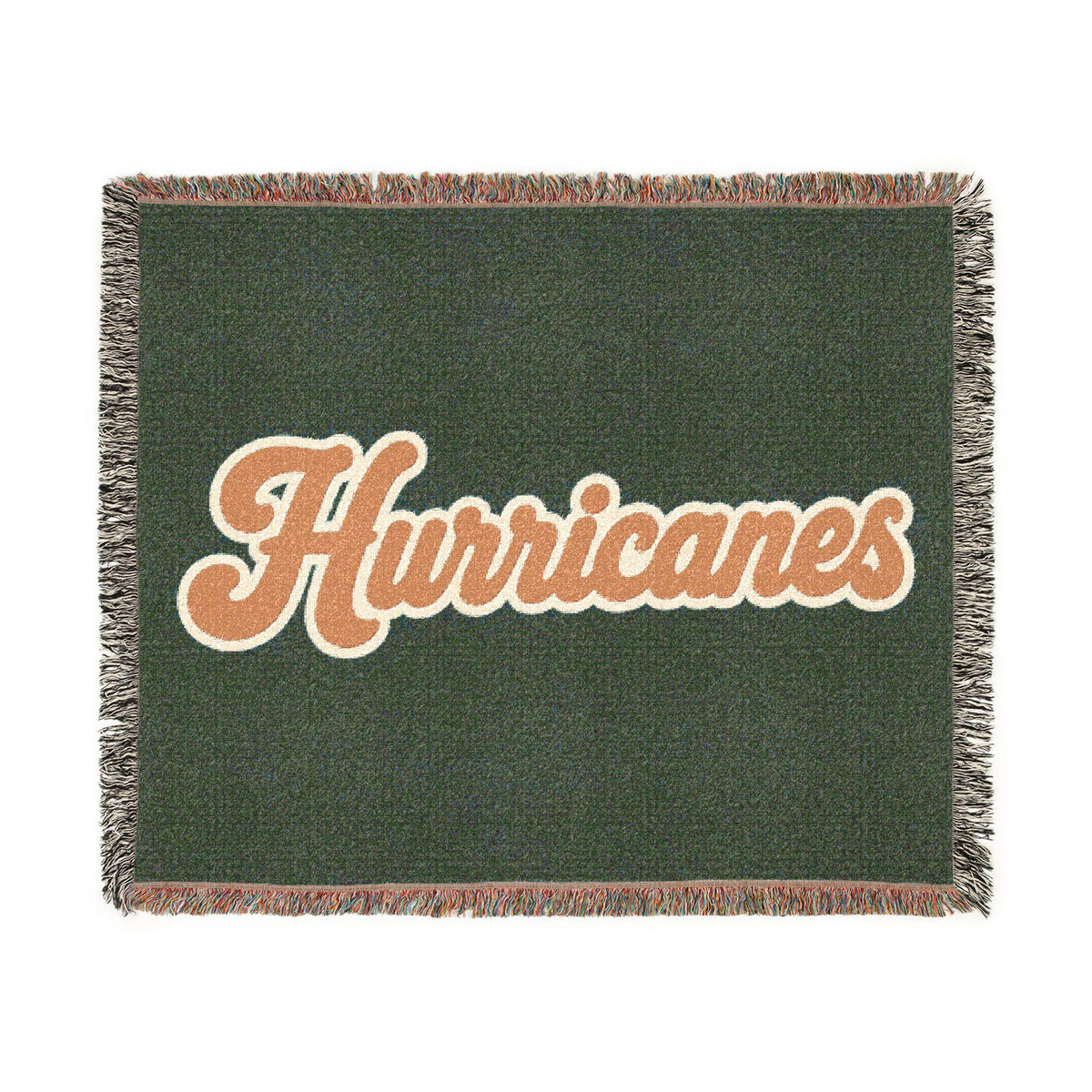 Hurricanes Script Logo Woven Blanket | Team Script Throw