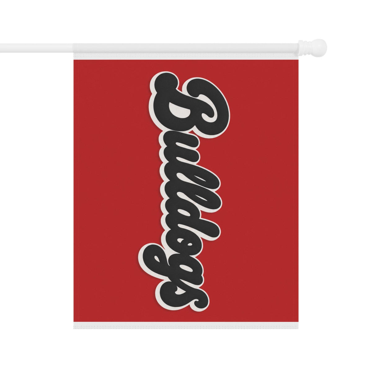 Bulldogs vertical script Garden Flag | House Banner