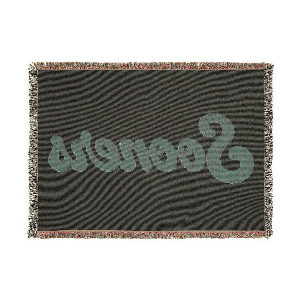 Sooners Woven Blanket | Retro Script Team Throw