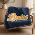 Bruins Script Logo Woven Blanket | Team Script Throw