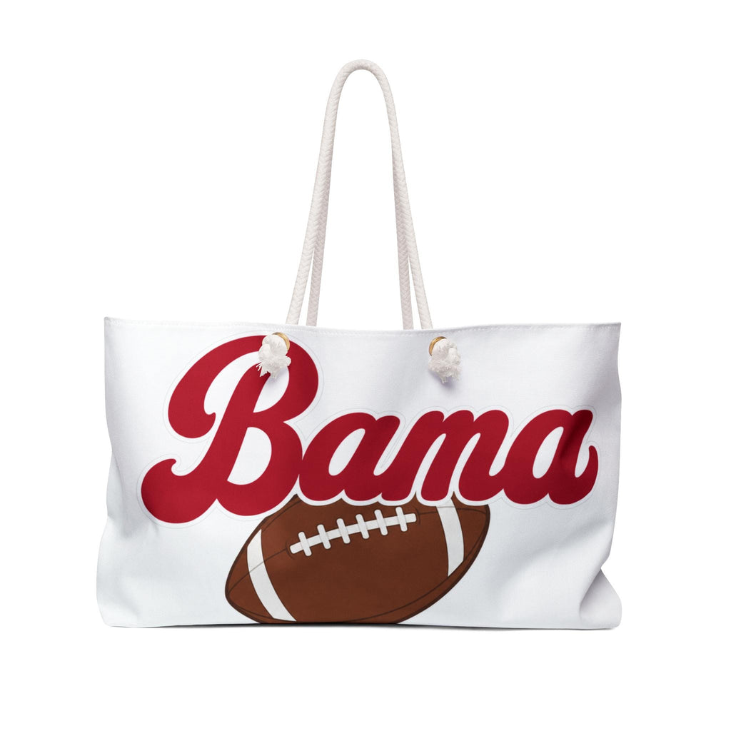 Bama Script Football Weekender Bag | College Tailgate Tote