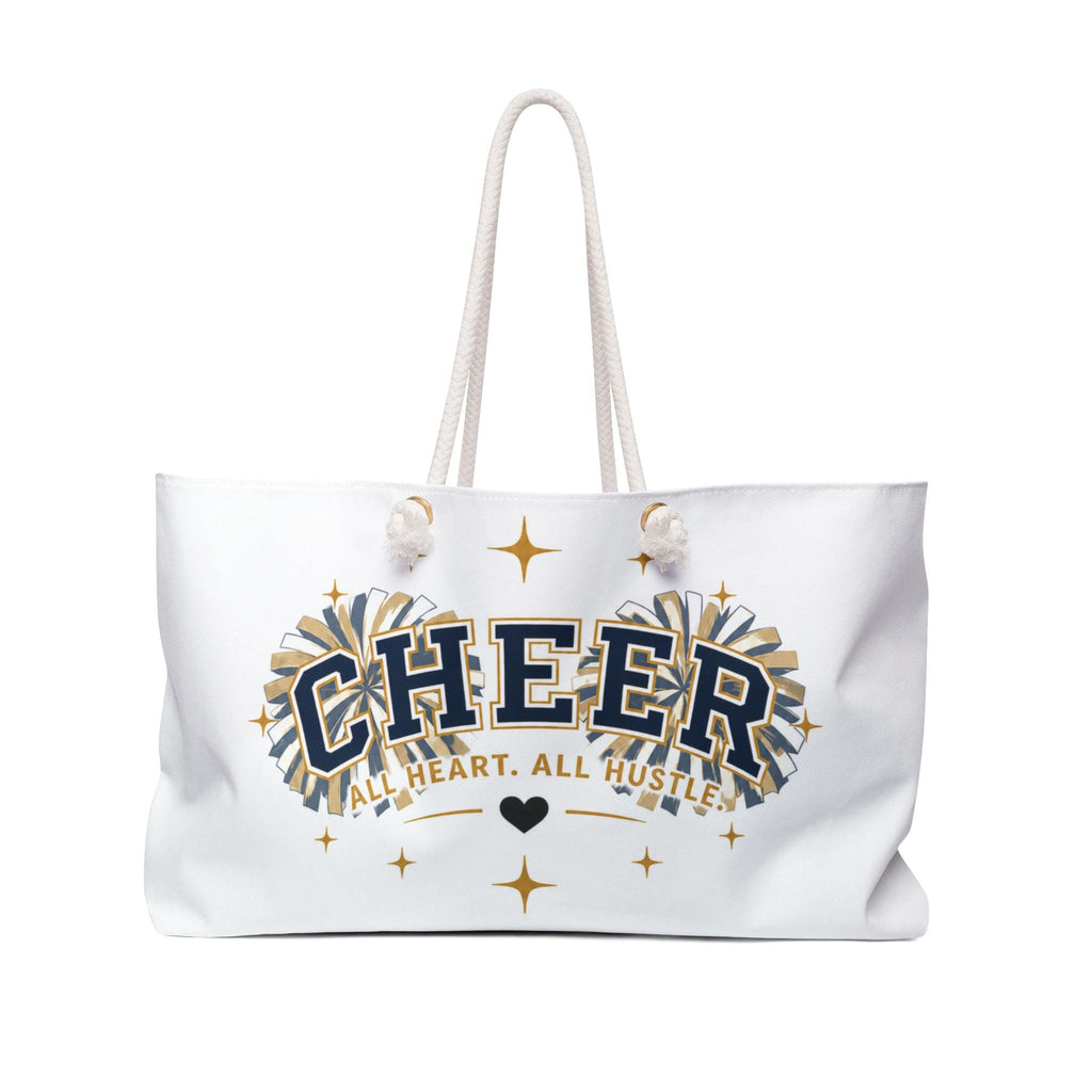 Cheer Pom Poms Weekender Bag | All Heart All Hustle Travel Tote