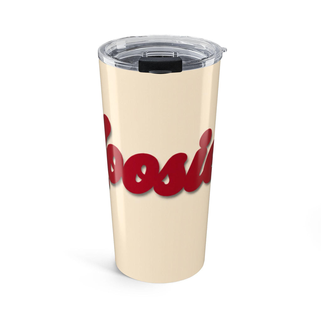 Hoosiers Retro Script Name Tumbler 20oz | Travel Cup