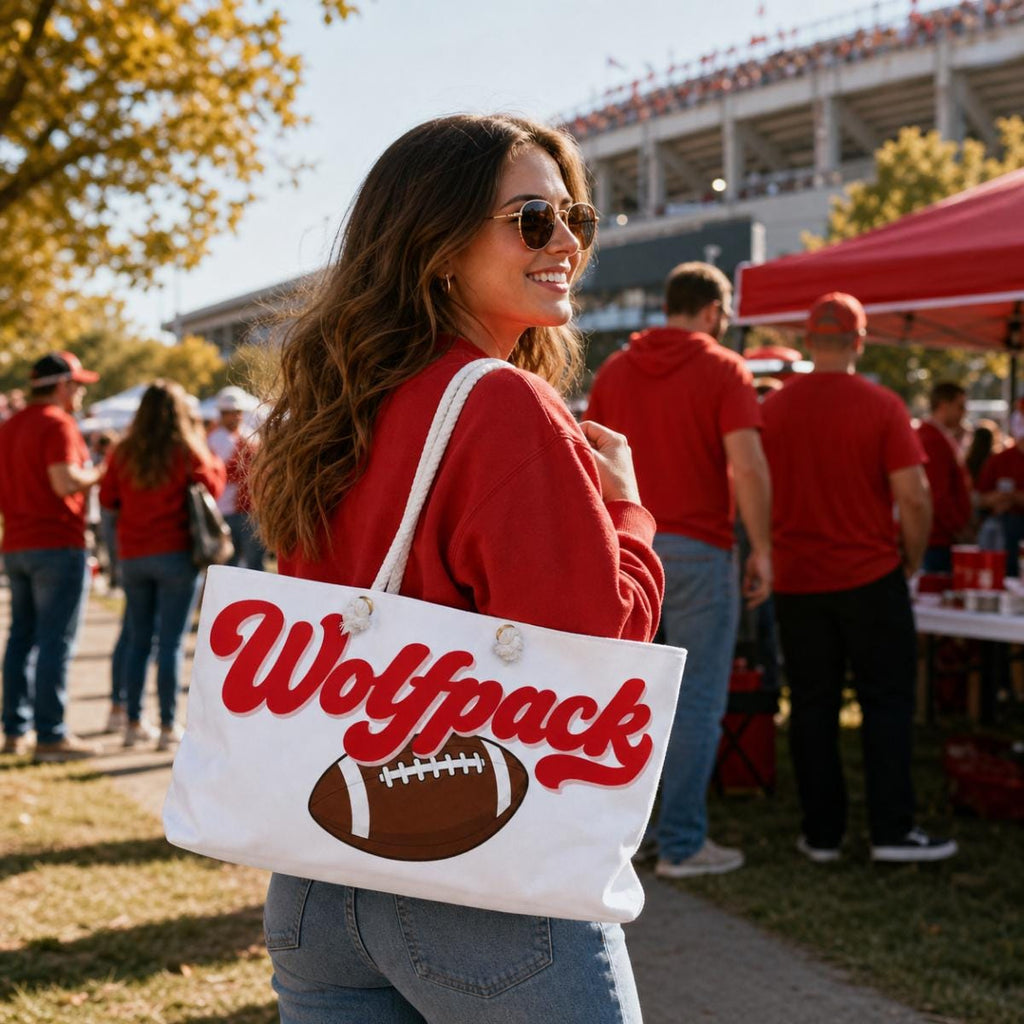Wolfpack Football Weekender Bag | Travel Tote for Game Day