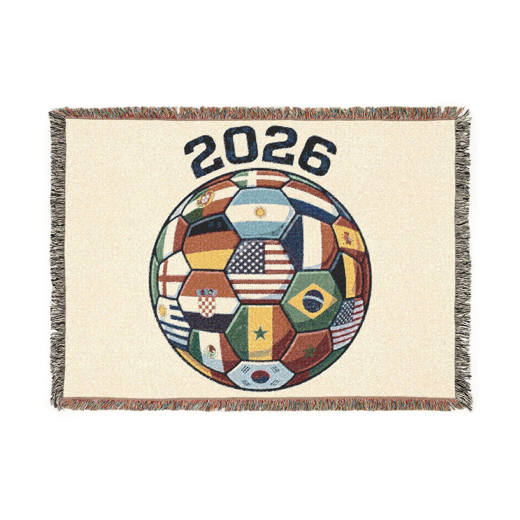 2026 World Soccer Tournament Woven Blanket | Soccer Championship Throw