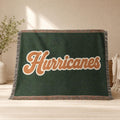 Hurricanes Script Logo Woven Blanket | Team Script Throw
