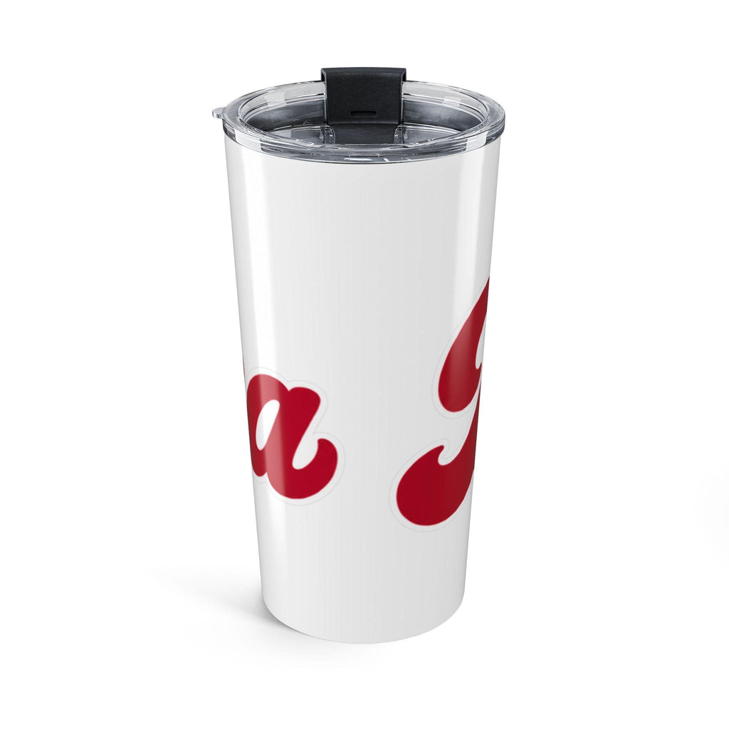 Bama Crimson Script Tumbler 20oz | Travel Tumbler