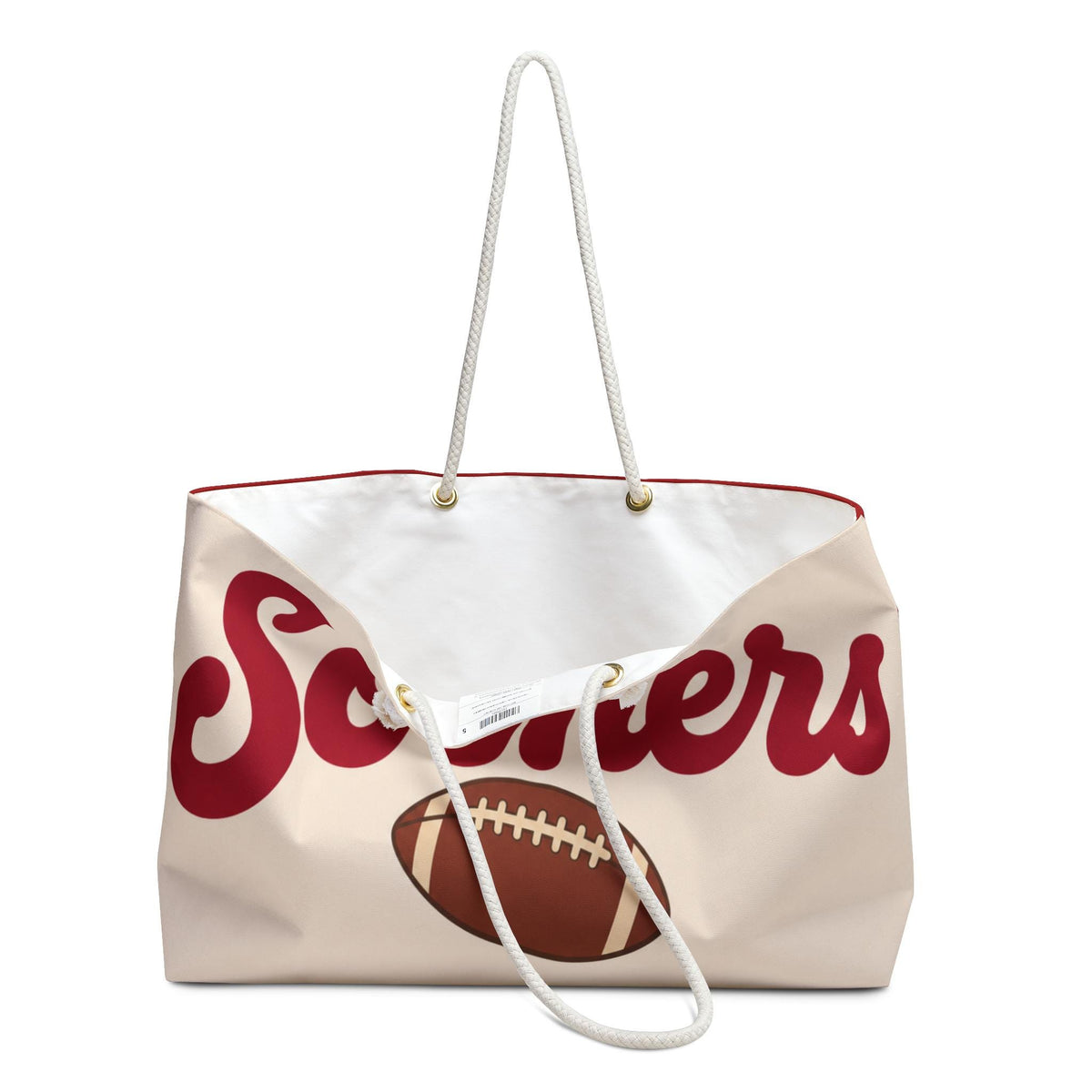 Sooners Football Weekender Bag | Collegiate Travel Tote