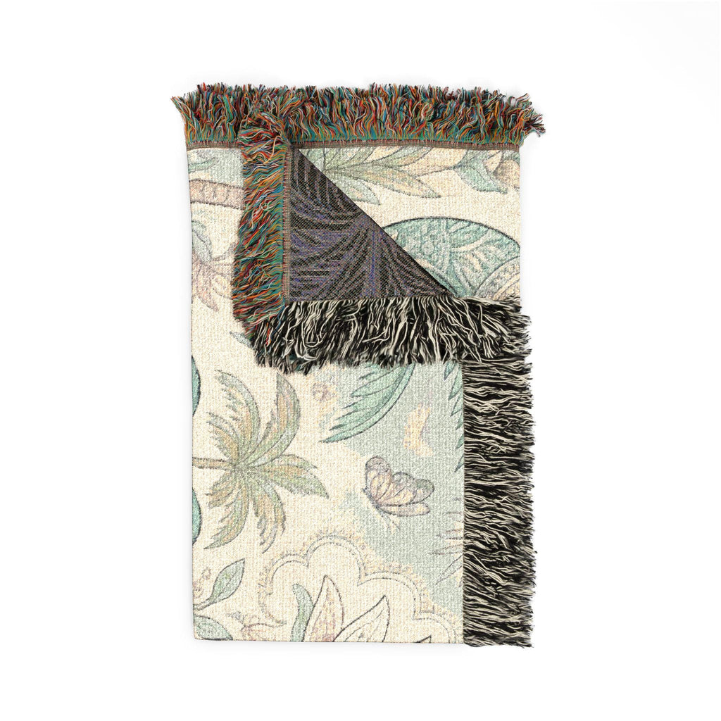 Koala Botanical Tapestry Woven Blanket | Jungle Animal Throw